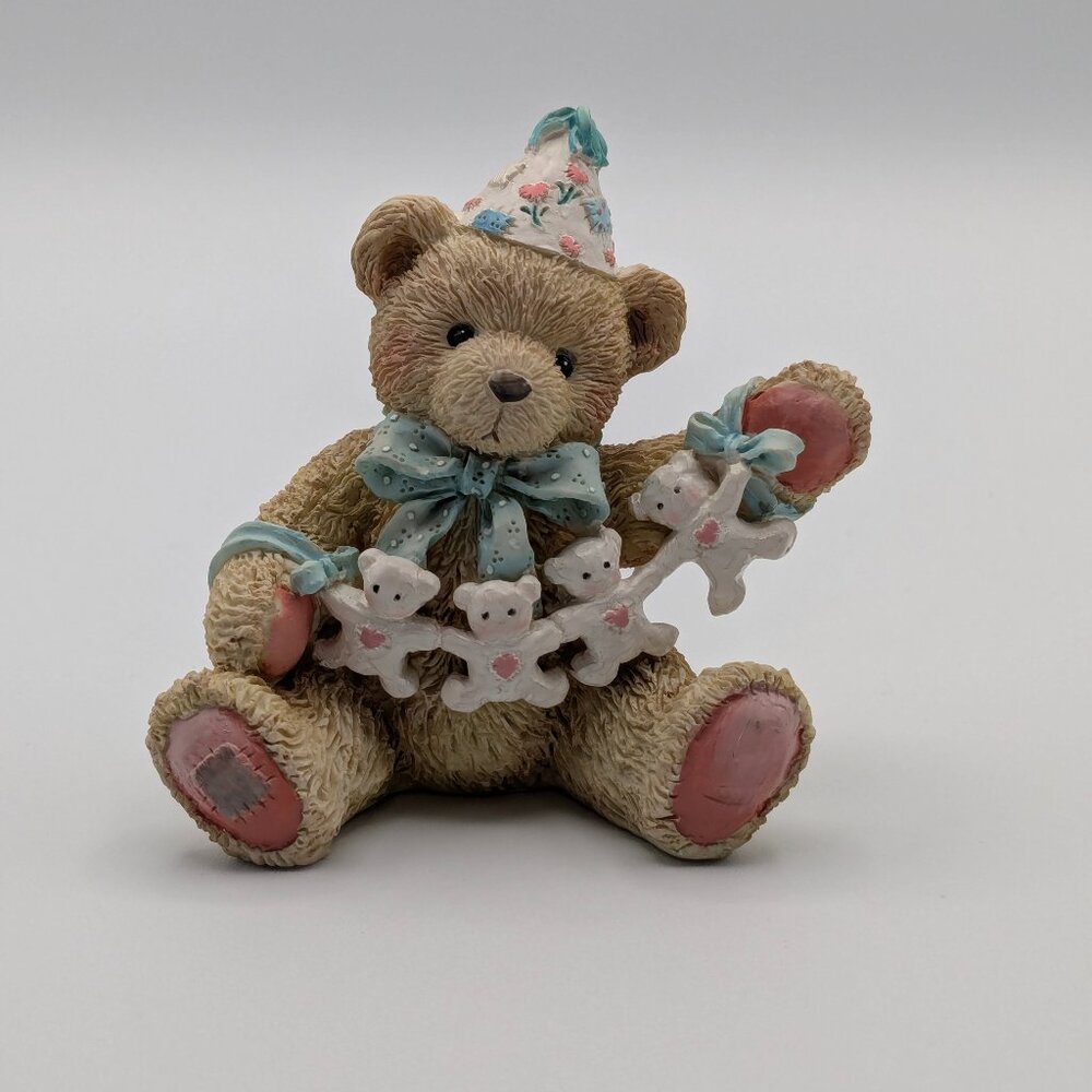 Cherished Teddies "Unfolding Happy Wishes Four You" (911305) 1992, Age 4 Bear